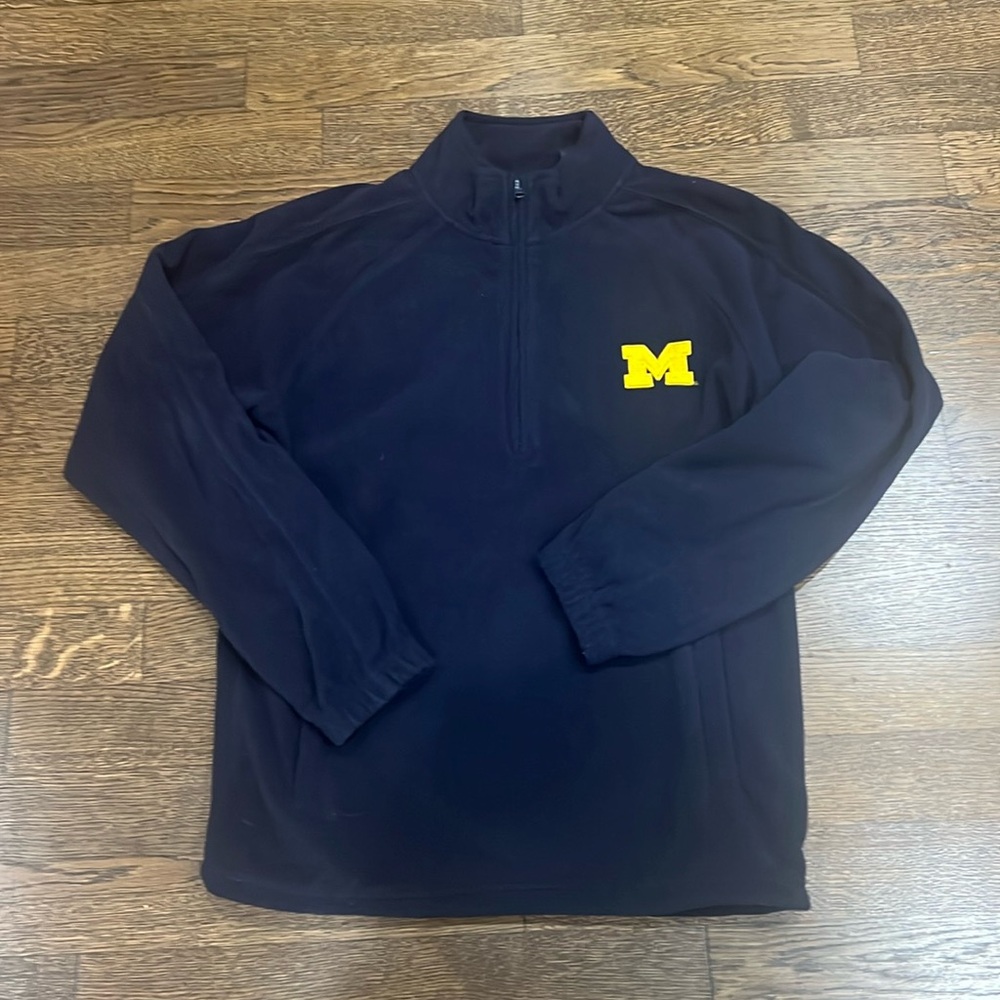 Cozy Michigan Gear for Sports half zip